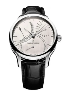 Masterpiece Calendrier Retrograde Silverfärgad/Läder Ø43 mm