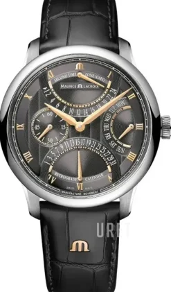 Masterpiece Svart/Läder Ø43 mm