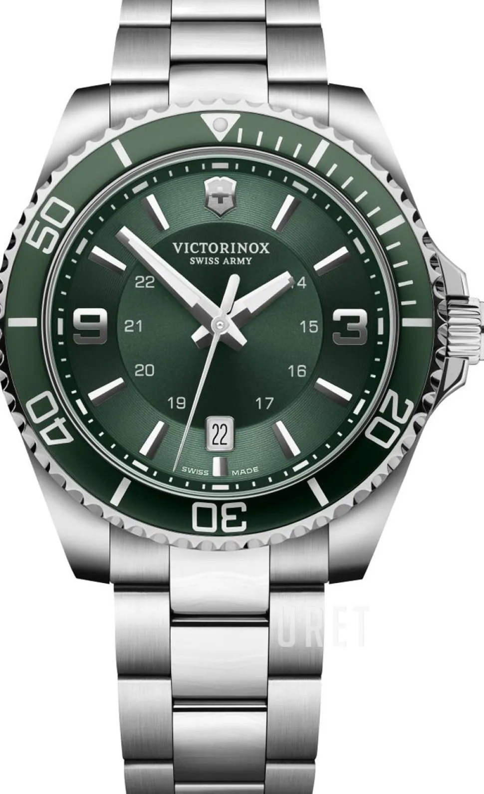 Maverick Grön/Stål Ø43 mm