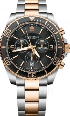 Maverick Svart/Roséguldstonat stål Ø43 mm