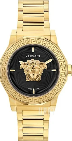 Medusa Svart/Gulguldtonat stål Ø38 mm