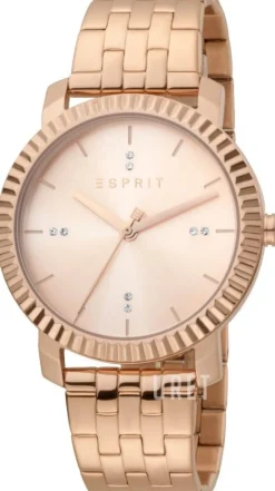 Menlo Roséguldstonad/Roséguldstonat stål Ø36 mm