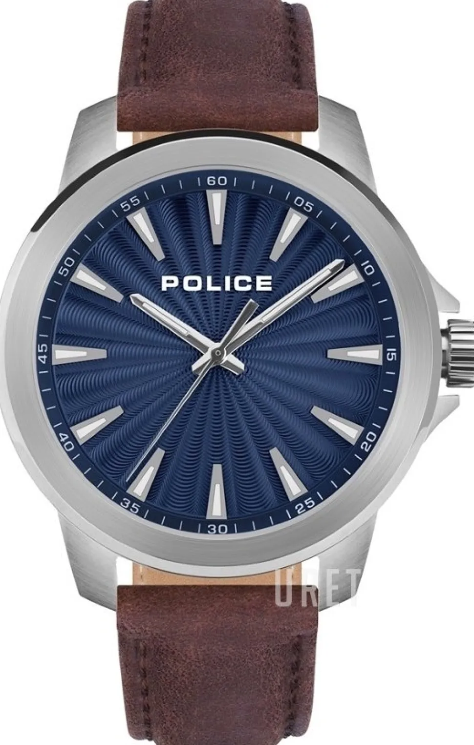 Mensor Blå/Läder Ø44 mm