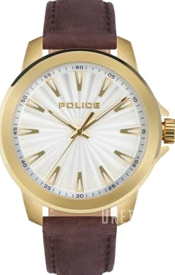 Mensor Guldtonad/Läder Ø44 mm