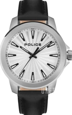 Mensor Silverfärgad/Läder Ø44 mm