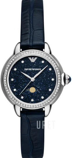 Mia Blå/Läder Ø32 mm