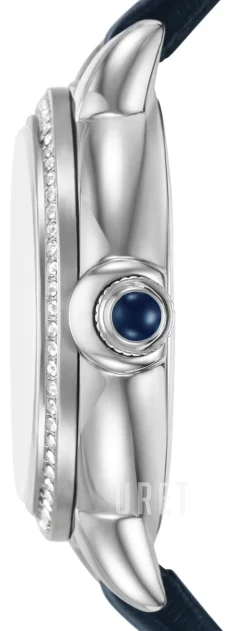 Mia Blå/Läder Ø32 mm