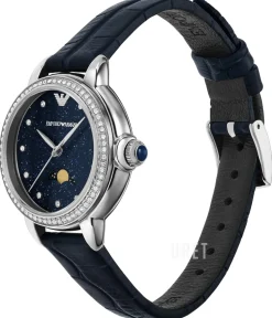 Mia Blå/Läder Ø32 mm