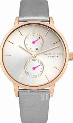 Mia Silverfärgad/Läder Ø35 mm