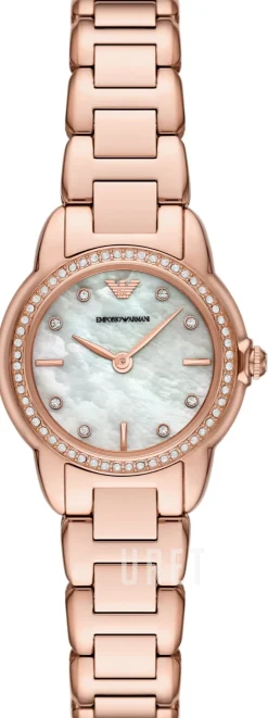 Mia Vit/Roséguldstonat stål Ø26 mm