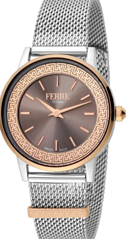 Milan Luxury Grå/Roséguldstonat stål Ø32 mm