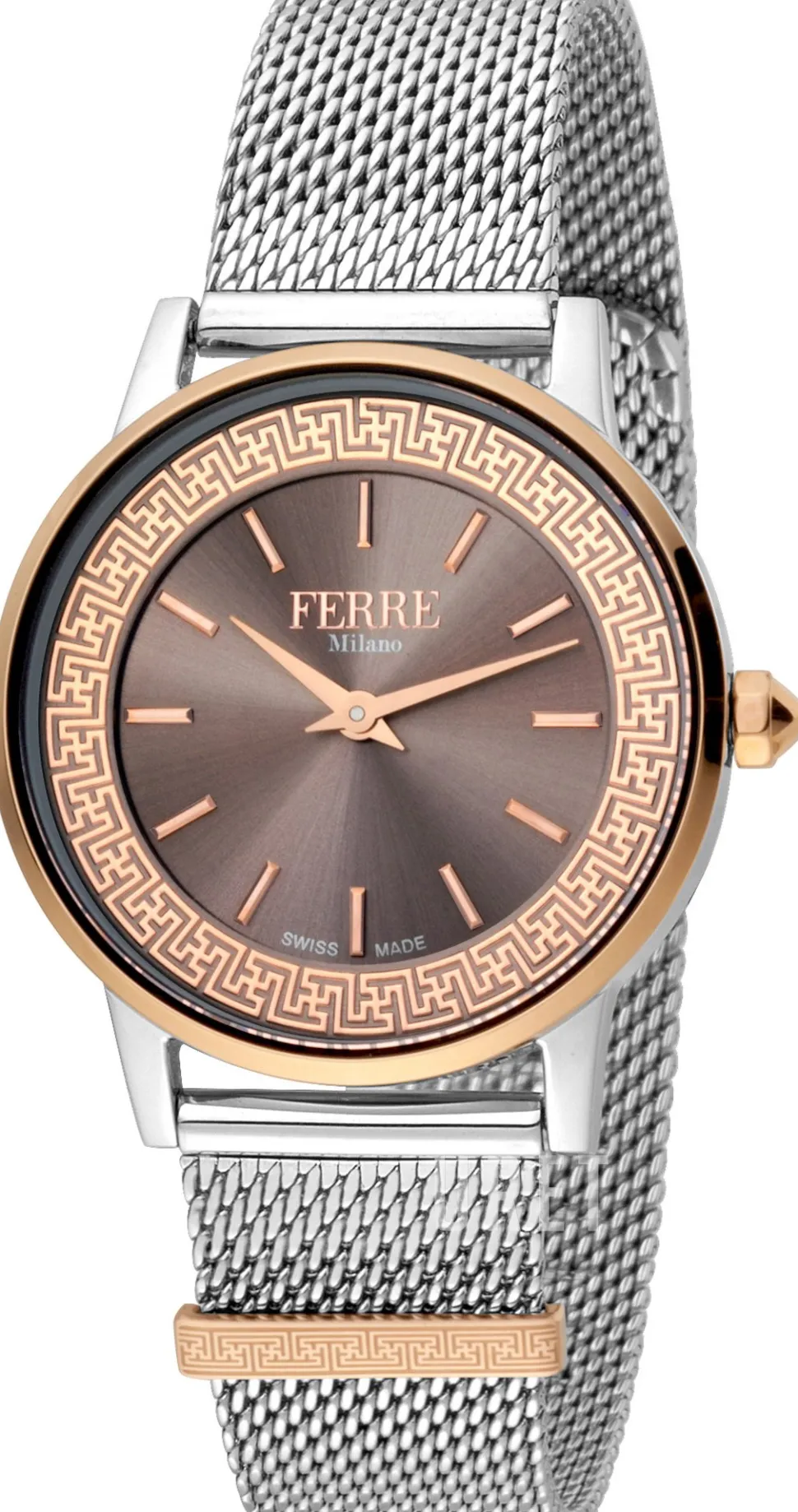 Milan Luxury Grå/Roséguldstonat stål Ø32 mm