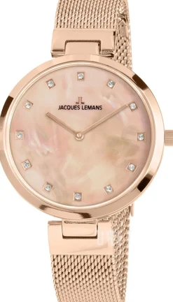 Milano Roséguldstonad/Roséguldstonat stål Ø36 mm