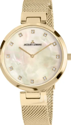 Milano Vit/Gulguldtonat stål Ø36 mm