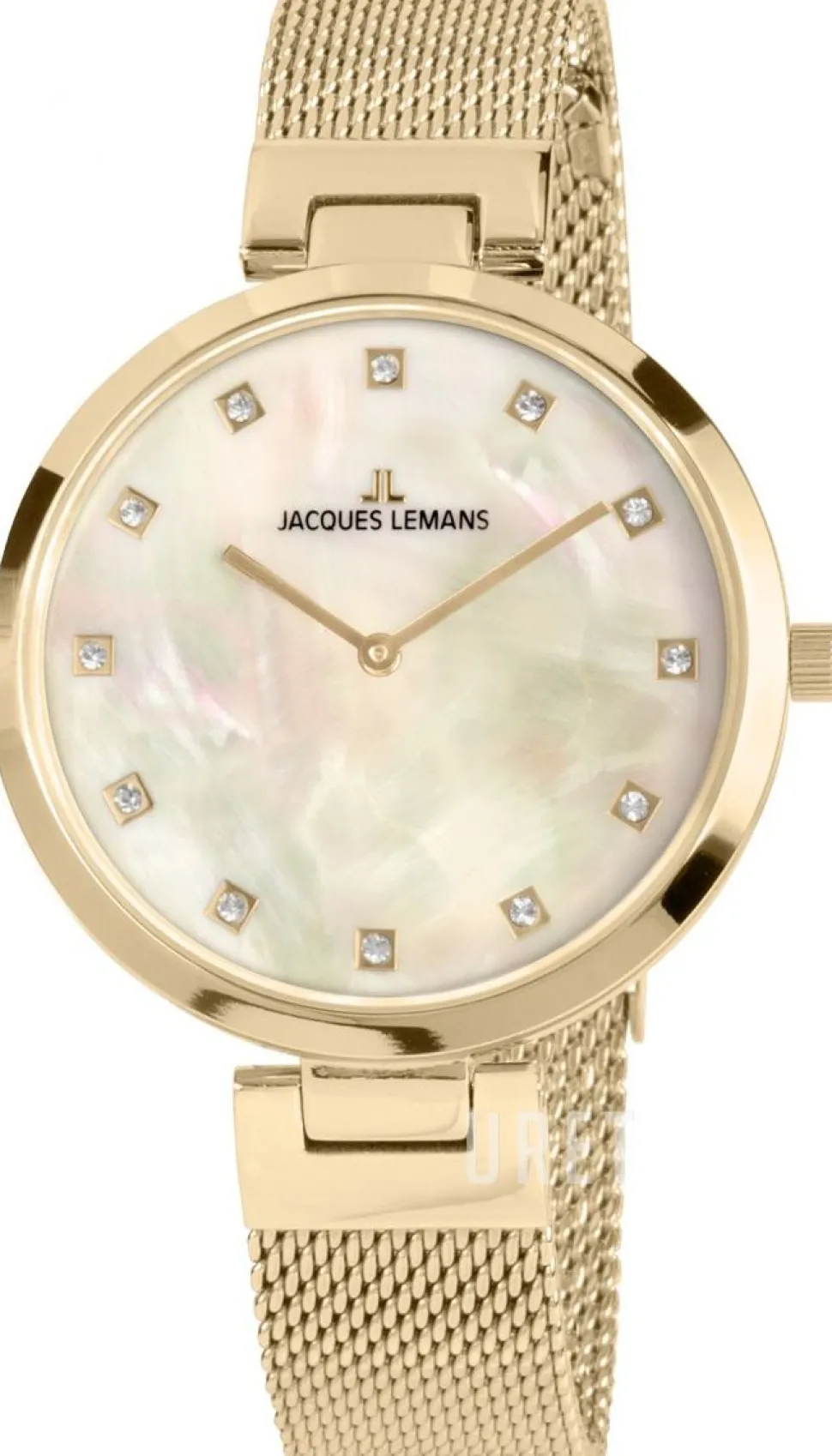 Milano Vit/Gulguldtonat stål Ø36 mm