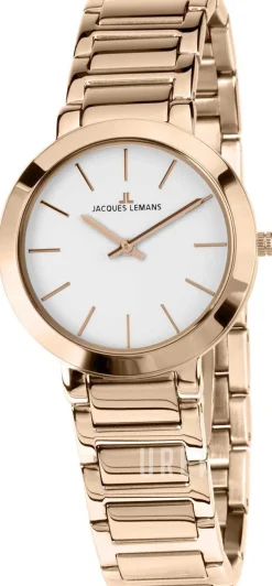 Milano Vit/Roséguldstonat stål Ø32 mm