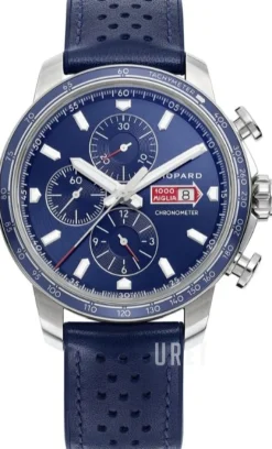 Mille Miglia Blå/Läder Ø44 mm