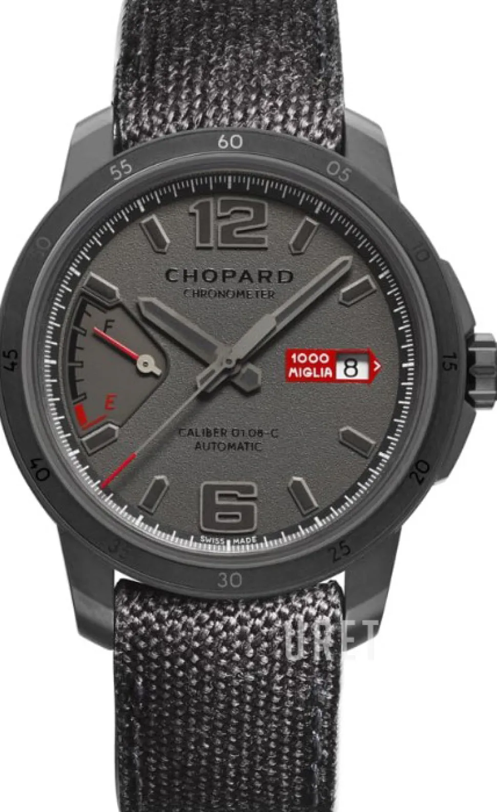 Mille Miglia Grå/Läder Ø43 mm