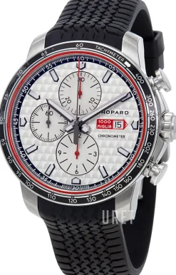 Mille Miglia Silverfärgad/Gummi Ø44 mm