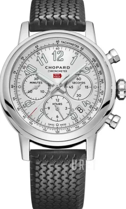 Mille Miglia Silverfärgad/Gummi Ø42 mm