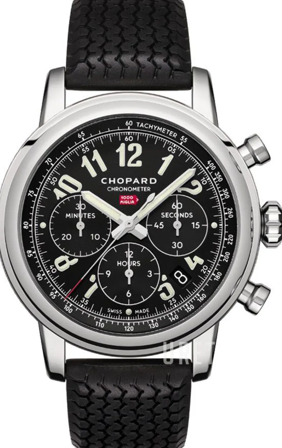 Mille Miglia Svart/Gummi Ø42 mm