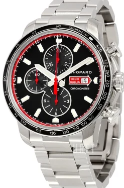 Mille Miglia Svart/Stål Ø44 mm