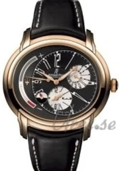 Millenary Svart/Läder Ø38 mm