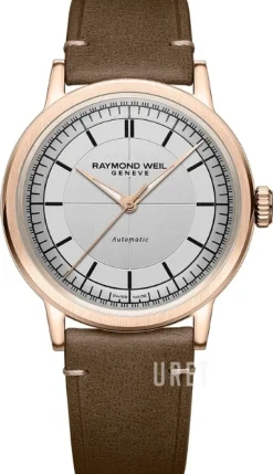 Millesime Silverfärgad/Läder Ø39.5 mm