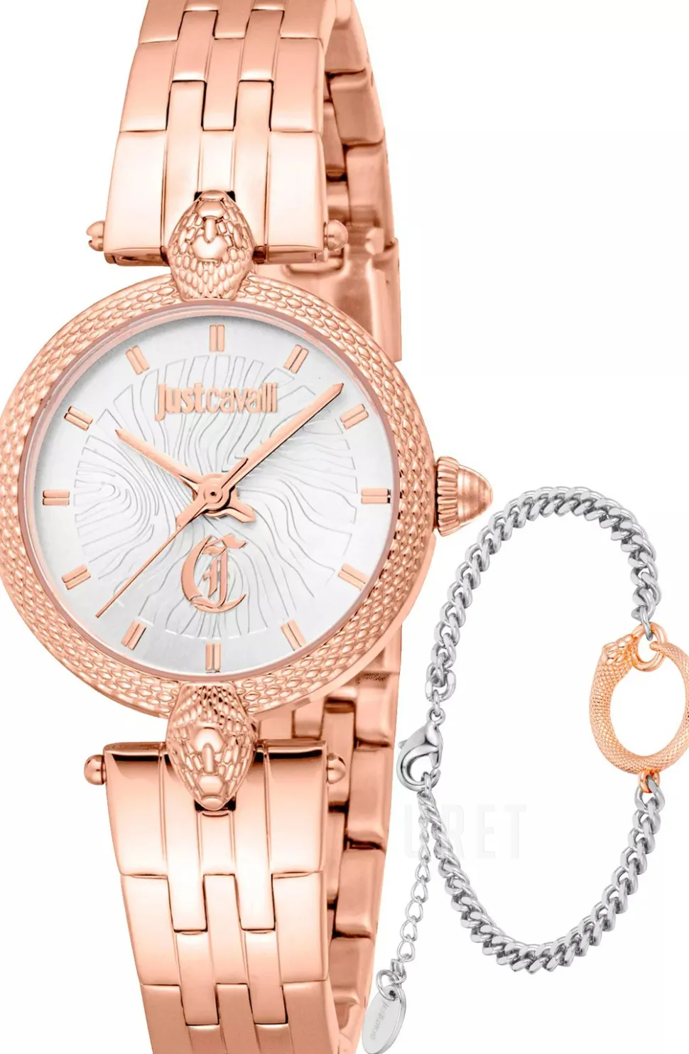 Mini Attraente Vit/Roséguldstonat stål Ø28 mm