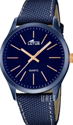 Minimalist Blå/Läder Ø42 mm