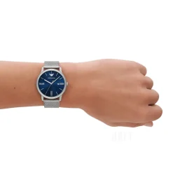 Minimalist Blå/Stål Ø42 mm