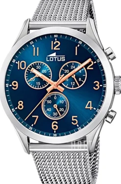 Minimalist Blå/Stål Ø43 mm