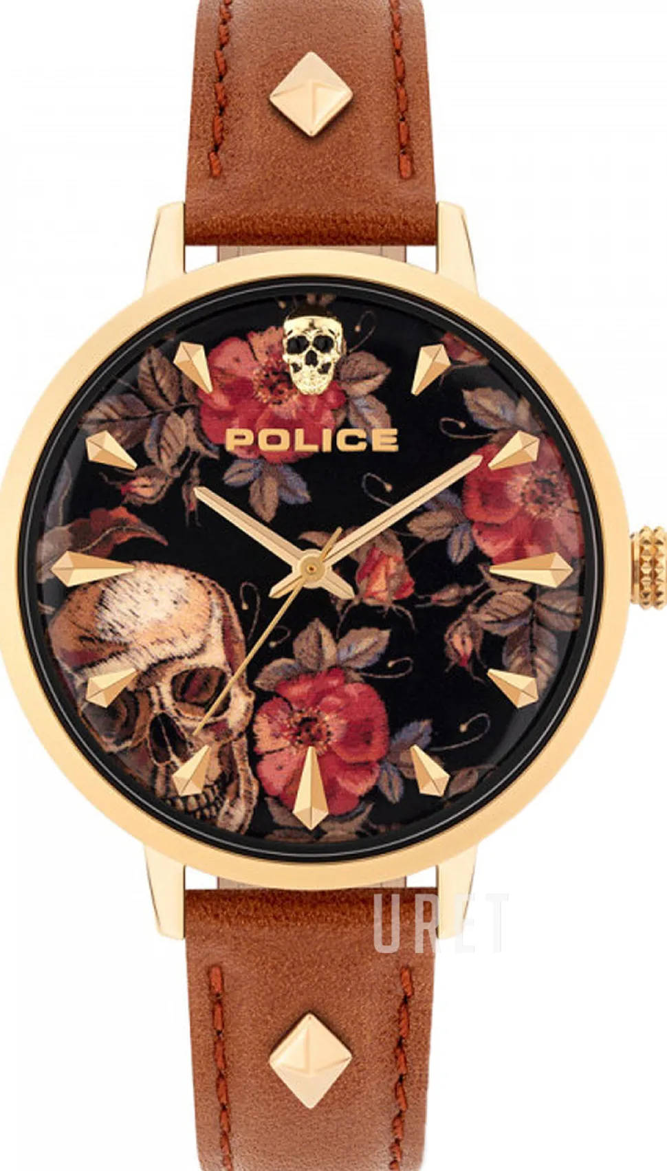 Miona Svart/Gulguldtonat stål Ø36 mm