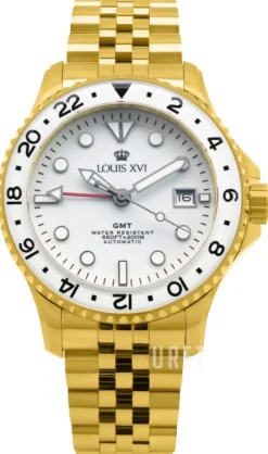 Mirabeau Vit/Gulguldtonat stål Ø41 mm