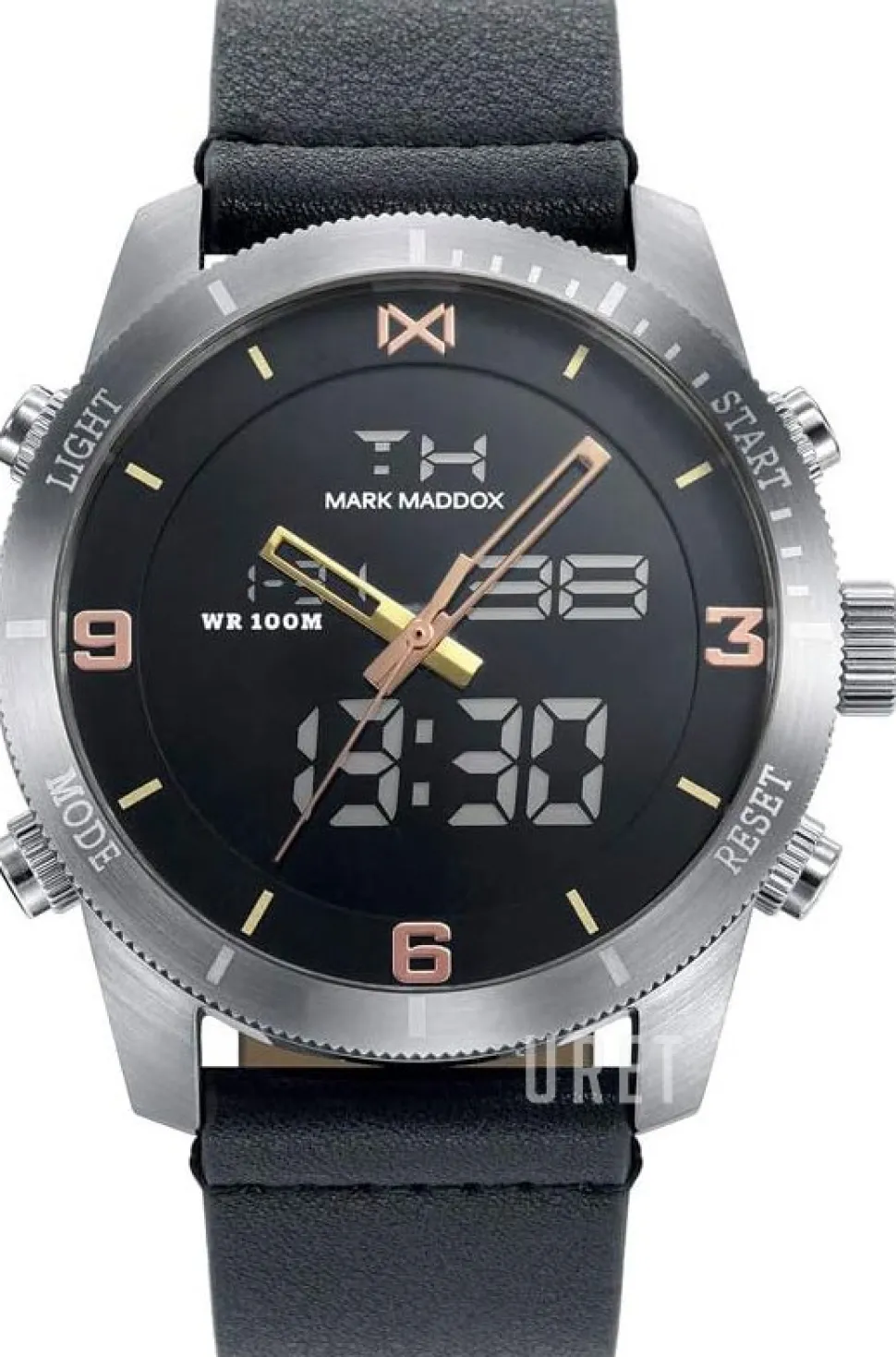 Mission LCD/Läder Ø43 mm