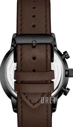 Monaco Brun/Läder Ø44 mm