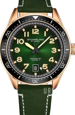 Monaco Grön/Läder Ø42 mm