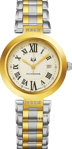 Monarch Champagnefärgad/Gulguldtonat stål Ø32 mm