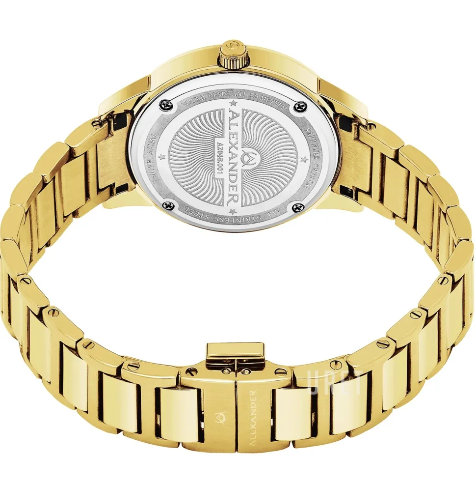 Monarch Vit/Gulguldtonat stål Ø35 mm