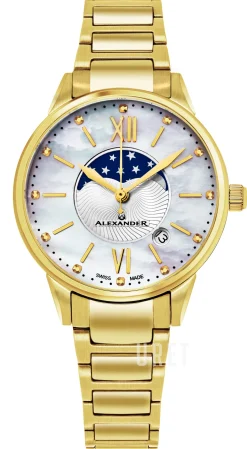 Monarch Vit/Gulguldtonat stål Ø35 mm