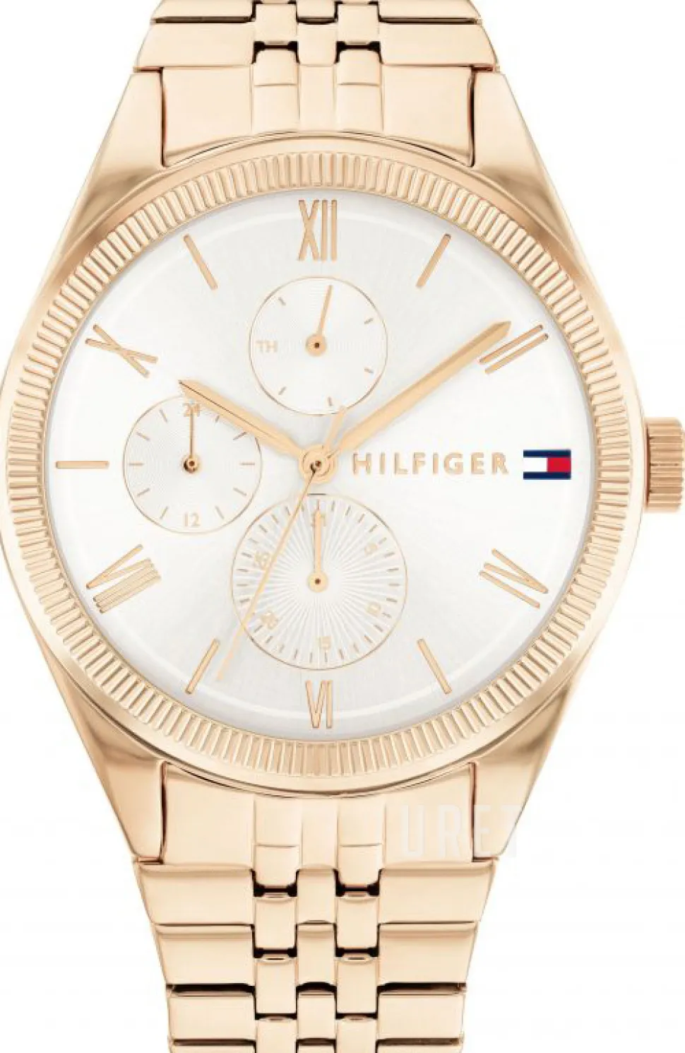 Monica Vit/Roséguldstonat stål Ø38 mm