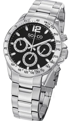 Monticello Svart/Stål Ø42 mm