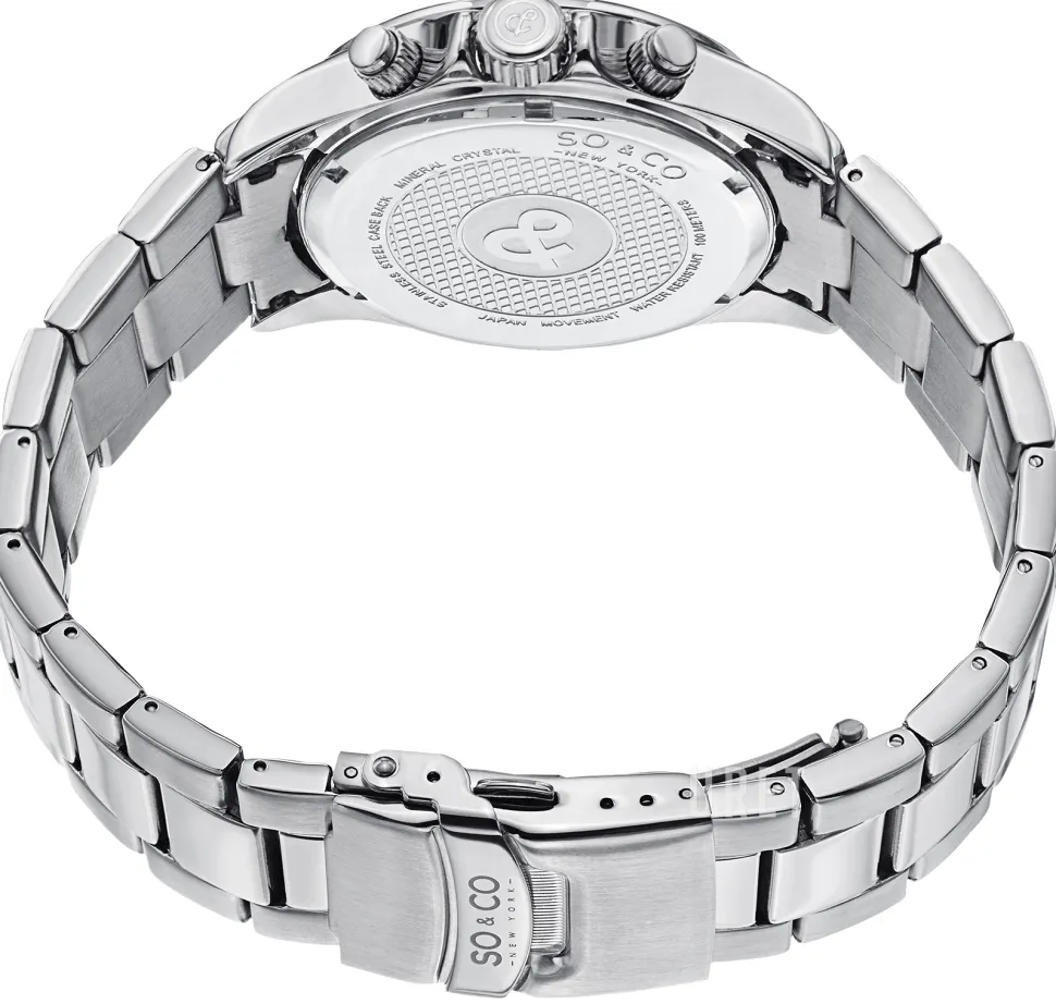 Monticello Svart/Stål Ø42 mm