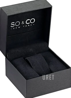 Monticello Svart/Stål Ø42 mm