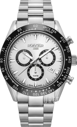 Monza 100 Silverfärgad/Stål Ø42 mm
