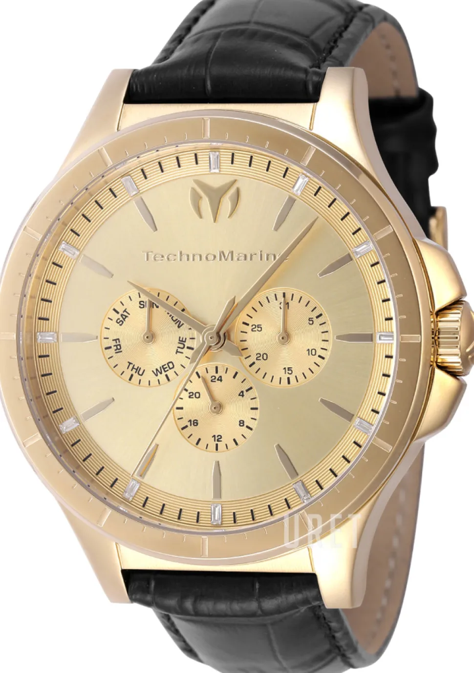 Moonsun Guld/Läder Ø45 mm