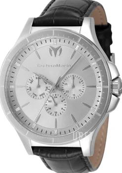 Moonsun Silverfärgad/Läder Ø45 mm