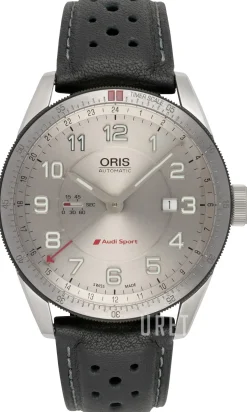 Motor Sport Silverfärgad/Läder Ø44 mm
