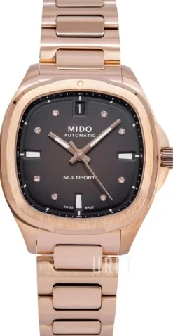 Multifort Brun/Roséguldstonat stål