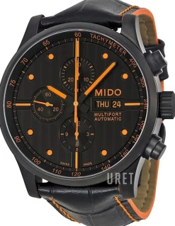 Multifort Svart/Läder Ø44 mm